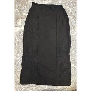 NWT Small Renee black midi pencil skirt